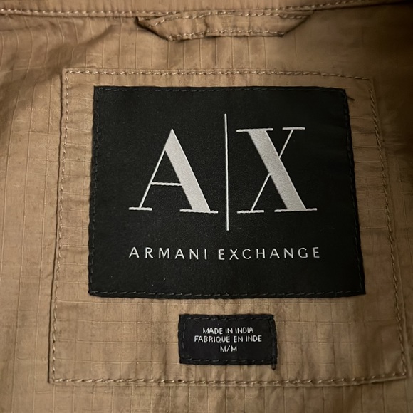 Armani Exchange Medium Zip Up Button Up - Picture 6 of 7